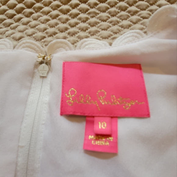 Lilly Pulitzer Marlyn White Lace Dress 10 - Picture 3 of 10